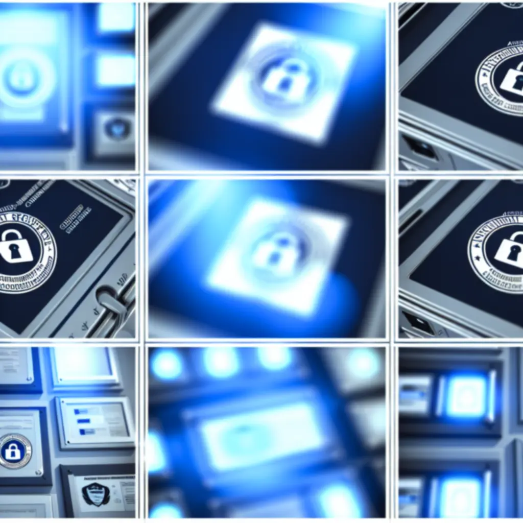 Logotypy zaufanych producentów systemów bezpieczeństwa oraz znaki certyfikacji